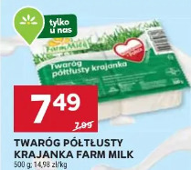 Twaróg półtłusty krajanka Farm Milk