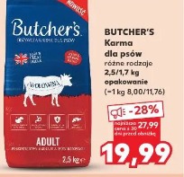 Butcher's Karma dla psów różne rodzaje