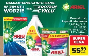 Ariel proszek, żel, kapsułki do prania