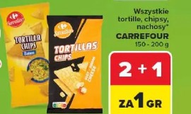 Wszystkie tortille, chipsy, nachosy Carrefour