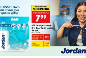 Jordan Flosser 3w1 nić dentystyczna