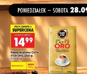 Kawa mielona Cafe d'Or Oro