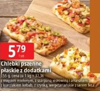 Chlebki pszenne płaskie z dodatkami