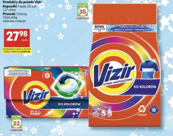 Vizir Kapsułki do kolorów