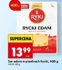 Ser edam w plastrach Rycki