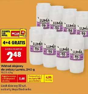 Lumia wkład olejowy do zniczy