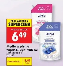 Mydło w płynie zapas Luksja, 900 ml