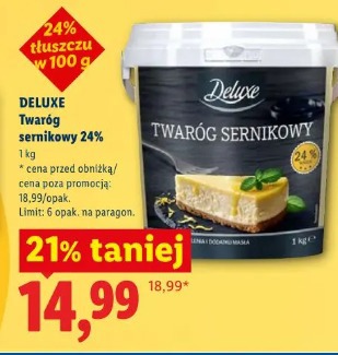 Deluxe Twaróg sernikowy 24%