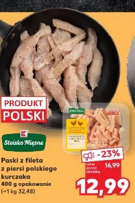 Paski z fileta z piersi polskiego kurczaka