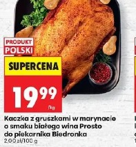 Kaczka z gruszkami w marynacie o smaku białego wina Prosto do piekarnika Biedronka