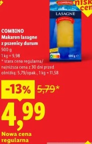 Combino Makaron lasagne z pszenicy durum