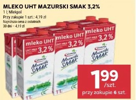 Mleko UHT Mazurski Smak 3,2%