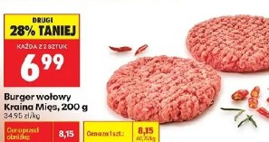 Burger wołowy Kraina Mięs