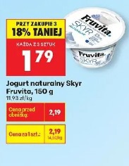Jogurt naturalny Skyr Fruvita