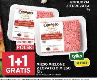 Mięso mielone z łopatki 1+1
