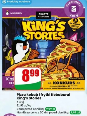 Pizza kebab i frytki Kebaburai King's Stories
