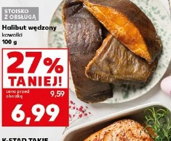 Halibut wędzony kawałki