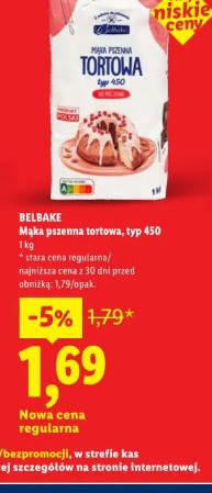 Belbake Mąka pszenna tortowa, typ 450