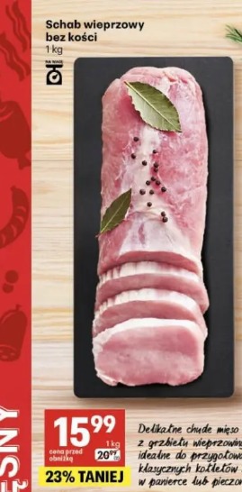 Schab wieprzowy bez kości