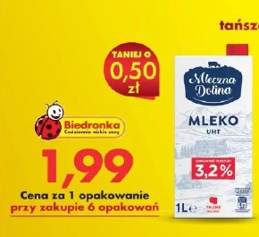 Mleczna Dolina mleko UHT 3,2%