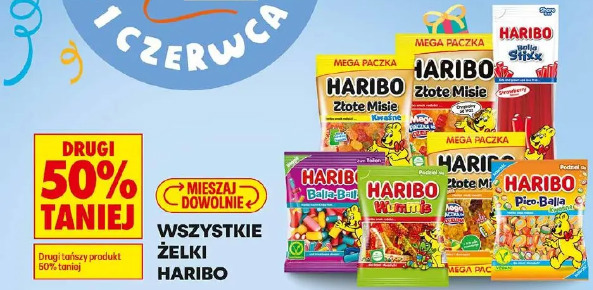 Wszystkie żelki Haribo