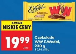 Czekolada WW E.Wedel mleczna z chrupkami