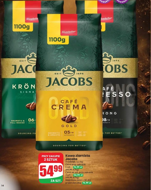Kawa ziarnista Jacobs