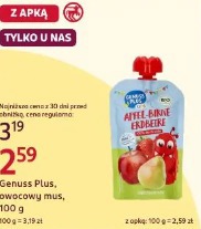 Genuss Plus, owocowy mus