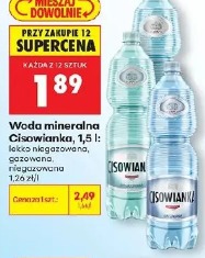 Woda mineralna Cisowianka