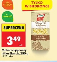 Makaron jajeczny nitka Ekmak