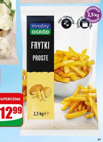 Frytki proste Mroźny Ogród