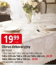 Obrus dekoracyjny J&J Trend