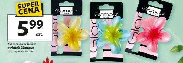 Klamra do włosów kwiatek Glamour