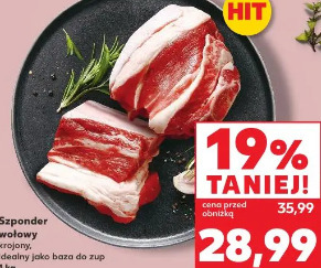 Szponder wołowy krojony