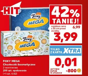 Foxy Mega Chusteczki kosmetyczne