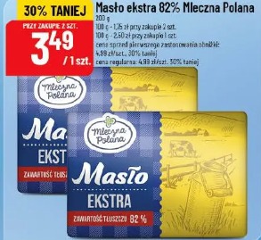 Masło ekstra 82% Mleczna Polana