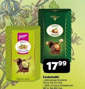 Czekoladki pistacjowe Goplana