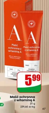 Maść ochronna z witaminą A