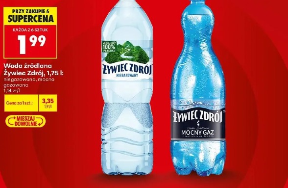 Woda źródlana Żywiec Zdrój