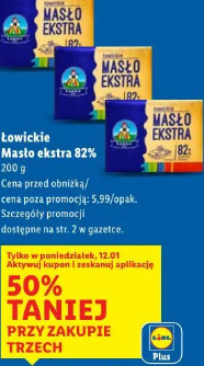 Łowickie Masło ekstra 82%