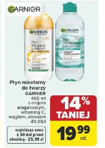 Garnier płyn micelarny do twarzy