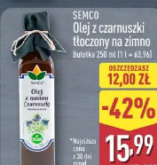 SEMCO Olej z czarnuszki tłoczony na zimno