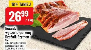 Boczek wędzono-parzony Rzeźnik Szymon