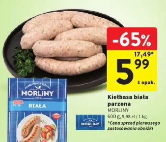 Kiełbasa biała parzona Morliny