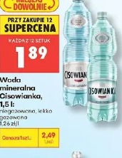 Woda mineralna Cisowianka