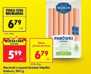 Parówki z szynki Kraina Wędlin Nature