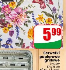 Serwetki papierowe grillowe