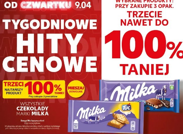 Wszystkie czekolady marki Milka
