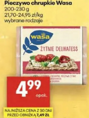 Pieczywo chrupkie Wasa