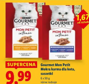 Gourmet Mon Petit Mokra karma dla kota, saszetki
